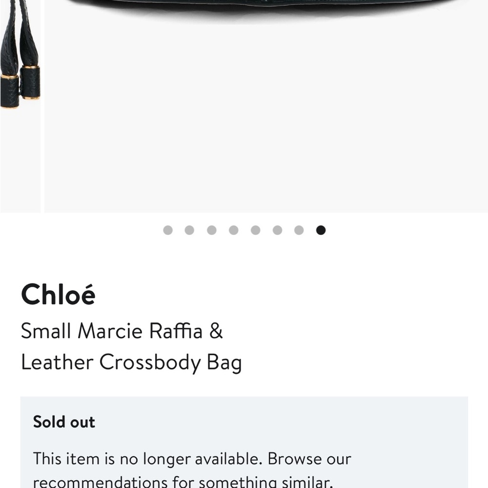 Chloé Marcie small flap crossbody bag in leather - Picture 4 of 9